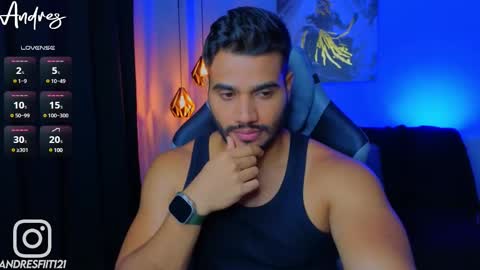 Snapshot of andresfiit chatting on February 19, 2:55 am Andres online show from February 19, 2:55 am