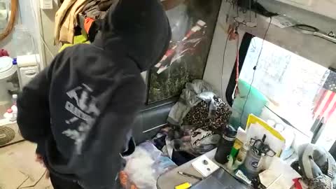 Steve... aka SkinnieDippin aka TimberTramp online show from December 14, 10:39 pm