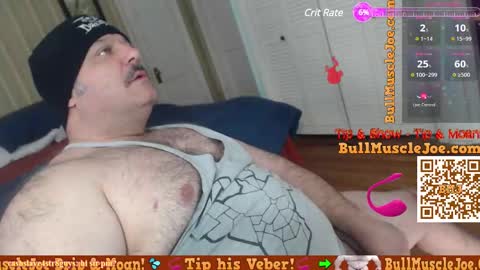 BullMuscleJoe online show from December 13, 8:15 pm