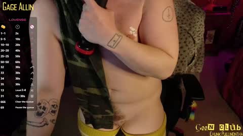 Gage Allin AKA Alpha Pussy online show from October 6, 11:42 pm