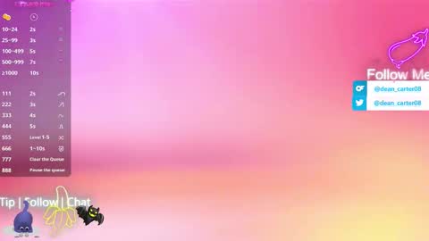 Dean Carter online show from March 8, 10:58 pm