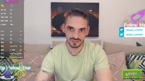 Snapshot of secret_sir chatting on October 12, 10:59 pm Dean Carter online show from October 12, 10:59 pm