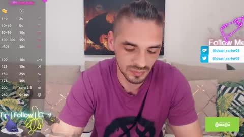 Snapshot of secret_sir chatting on September 13, 11:06 pm Dean Carter online show from September 13, 11:06 pm