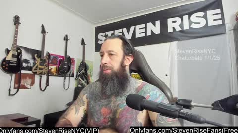 Snapshot of stevenrisenyc chatting on January 1, 11:49 am StevenRiseNYC online show from January 1, 11:49 am