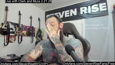 Snapshot of stevenrisenyc chatting on February 15, 1:16 pm StevenRiseNYC online show from February 15, 1:16 pm