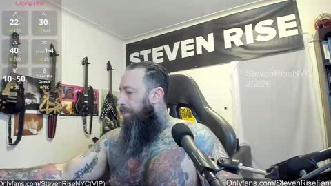 StevenRiseNYC online show from February 2, 1:52 pm