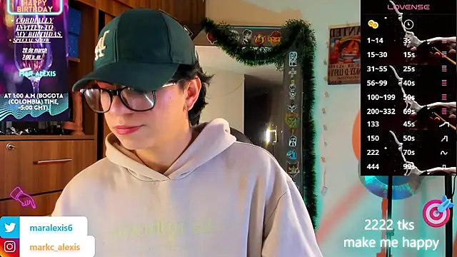 marckalexis online show from March 7, 12:47 pm