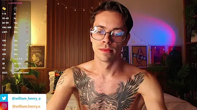 William Henry  online show from February 5, 1:40 pm