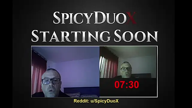 Snapshot of SpicyDuoX chatting on October 11, 12:20 pm SpicyDuoX online show from October 11, 12:20 pm