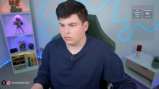 EvanCorvinx online show from February 23, 5:47 pm