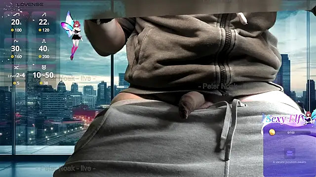 Snapshot of PeterNoak chatting on December 11, 12:38 pm PeterNoak online show from December 11, 12:38 pm