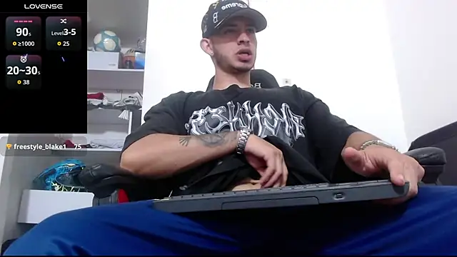 freestyle blake1 online show from November 5, 2:08 pm