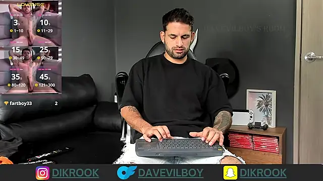 Davevilboy online show from March 12, 12:26 pm